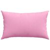 vidaXL Sofa Pillows 2 pcs Pink 50 x 30 cm Fabric