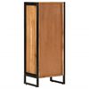 vidaXL Bathroom Cabinet 40x30x100 cm Solid Wood Acacia and Iron