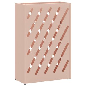 vidaXL Umbrella Stand Pink 28 x 12 x 41 cm Steel