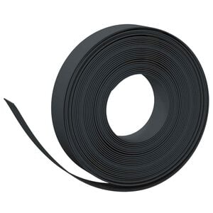 vidaXL Garden Edging 25 m 10 cm PE Black