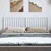 vidaXL Metal Replace Headboard White 150 cm