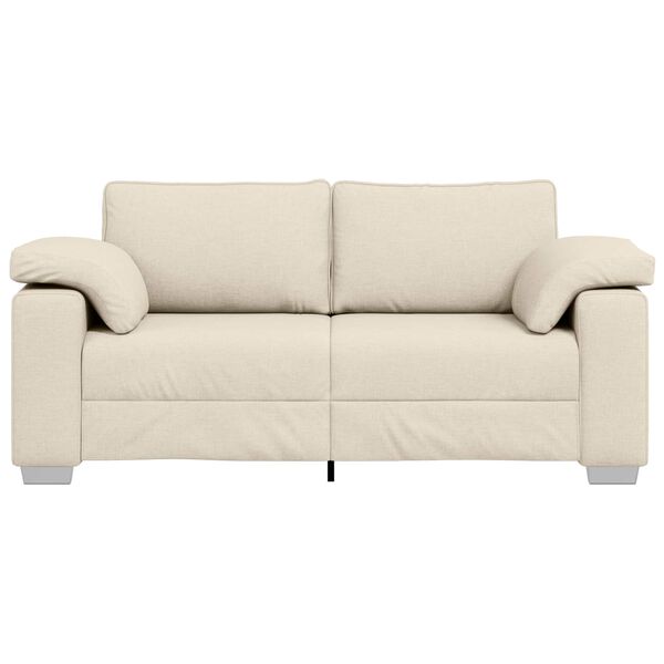 vidaXL Sofa Beige 180 x 77 x 82 cm Linen