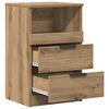 vidaXL Bedside Cabinet Artisan Oak 40x36x65 cm Engineered Wood