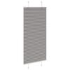 vidaXL Pleated Blind Anthracite 60x100 cm Fabric Width 59.4 cm Polyester