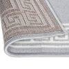 vidaXL Runner Rug BCF Grey with Motif 60x400 cm