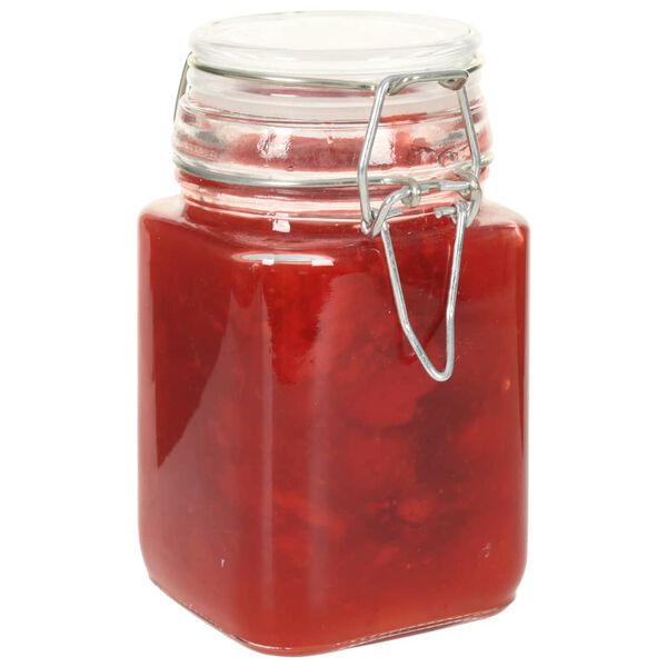 vidaXL Glass Jam Jars with Lock 12 pcs 260 ml