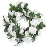 vidaXL Flower Garlands 6 pcs White 240 cm