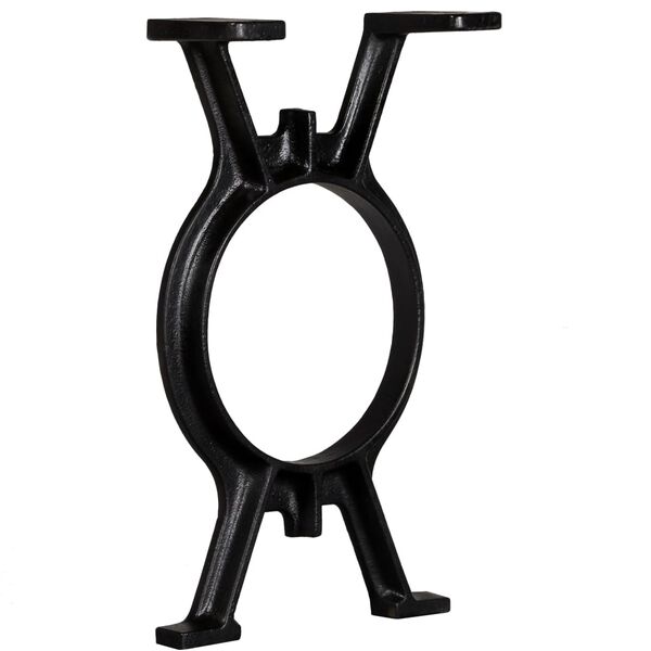 vidaXL Bench Legs 2 pcs O-Frame Cast Iron
