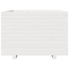 vidaXL Garden Planter White 70x70x49.5 cm Solid Wood Pine