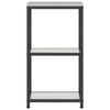 vidaXL Kitchen Storage with Shelf Silver 30 x 50 x 92 cm Steel