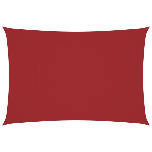 vidaXL Sunshade Sail Oxford Fabric Rectangular 3x6 m Red