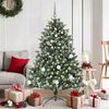 vidaXL Artificial Christmas Tree with 150 LEDs with Stand Green 150 cm