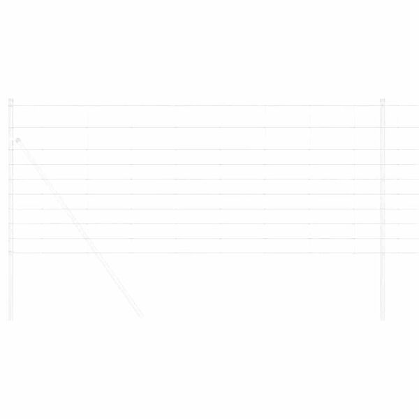 vidaXL Field Fence Silver 25 x 1 m Galvanised steel
