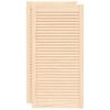 vidaXL Cabinet Doors Louvred Design 2 pcs 99.3x49.4 cm Solid Wood Pine
