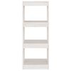 vidaXL Book Cabinet/Room Divider White 40x30x103.5 cm Solid Pinewood