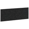 vidaXL Wall-Mounted Headboard DELFT Black Engineered Wood