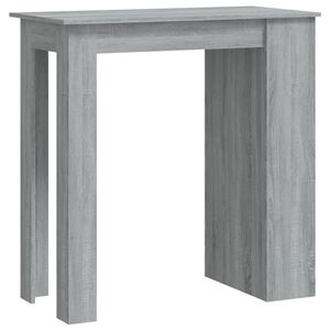 vidaXL Bar Table | Grey Sonoma | Engineered Wood | Medium | Bar Table