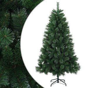 vidaXL Artificial Christmas Tree 120 cm PVC and Metal Green