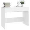 vidaXL Desk White 101x50x76.5 cm Engineered Wood