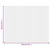 vidaXL Rug Rectangular Grey 80x100 cm Bamboo