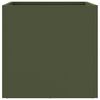 vidaXL Planter Olive Green 32x30x29 cm Steel
