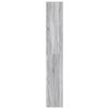 vidaXL Bookcase Grey Sonoma 60x30x189 cm Engineered Wood