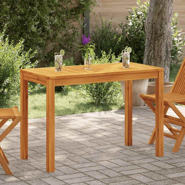 vidaXL Garden Dining Table 110x55x75 cm Solid Wood Acacia