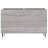 vidaXL Record Cabinet Grey Sonoma 74.5x38x48 cm Engineered Wood