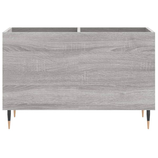 vidaXL Record Cabinet Grey Sonoma 74.5x38x48 cm Engineered Wood