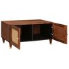 vidaXL Coffee Tables Brown 80 x 50 x 40 cm Cane and solid mango wood