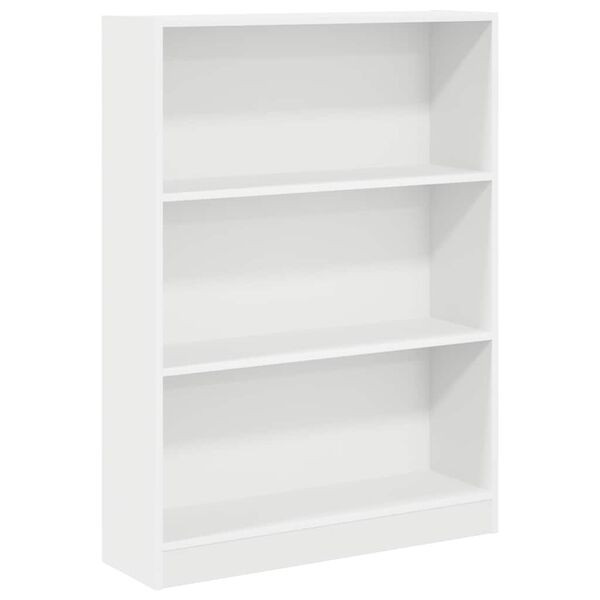 vidaXL Bookcase White 80x24x109 cm Engineered Wood