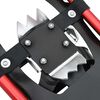 vidaXL 3 in 1 Snowshoes Red and Black 21 inches Aluminum and HDPE