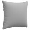 vidaXL Sofa Pillows 2 pcs Grey 50 x 50 cm Fabric