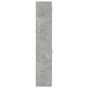vidaXL Slim Storage Cabinet Concrete Grey 50x42.5x225 cm Engineered Wood