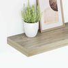 vidaXL Floating Wall Shelf Oak 60x23.5x3.8 cm MDF