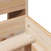 vidaXL Bed Frame without Mattress 150x200 cm King Size Solid Wood Pine