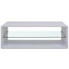 vidaXL High Gloss Coffee Table White