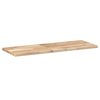 vidaXL Floating Shelf 80x30x2 cm Untreated Solid Wood Acacia