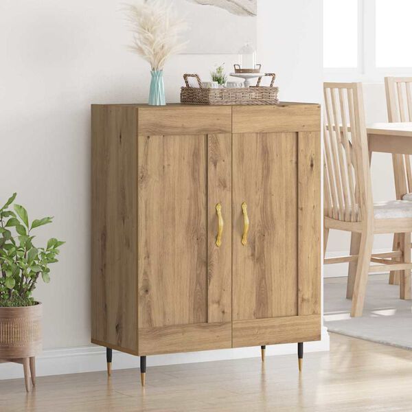 vidaXL Sideboard Artisan Oak 69.5 x 34 x 90 cm Engineered Wood