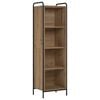 vidaXL Book Cabinet 43 x 33 x 142.5 cm Engineered Wood Artisan Oak
