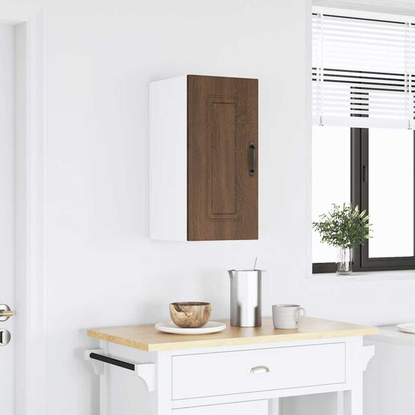 vidaXL Kitchen Wall Cabinet Kalmar Brown Oak Engineered Wood
