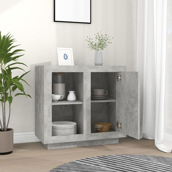 vidaXL Sideboard Concrete Grey