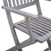 vidaXL Folding Outdoor Chairs 4 pcs Solid Acacia Wood