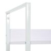 vidaXL 4-Layer Book Shelf White 60x27.6x124.5 cm Engineered Wood
