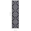 vidaXL Carpet Runner Black 80x350 cm