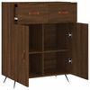 vidaXL Sideboard Brown Oak 69.5x34x90 cm Engineered Wood