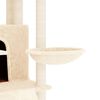 vidaXL Cat Tree with Sisal Scratching Posts Cream 154 cm