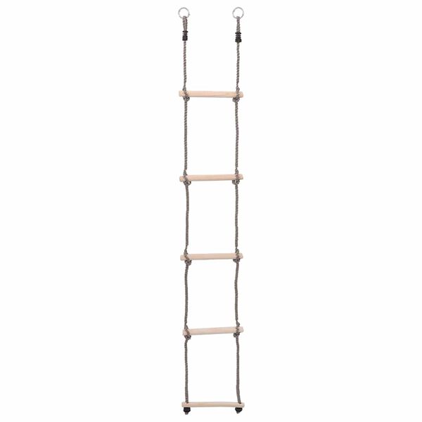 vidaXL 5-Step Ladder 210 cm Solid Pinewood