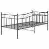 vidaXL Sofa Bed Frame without Mattress Black Metal 90x200 cm