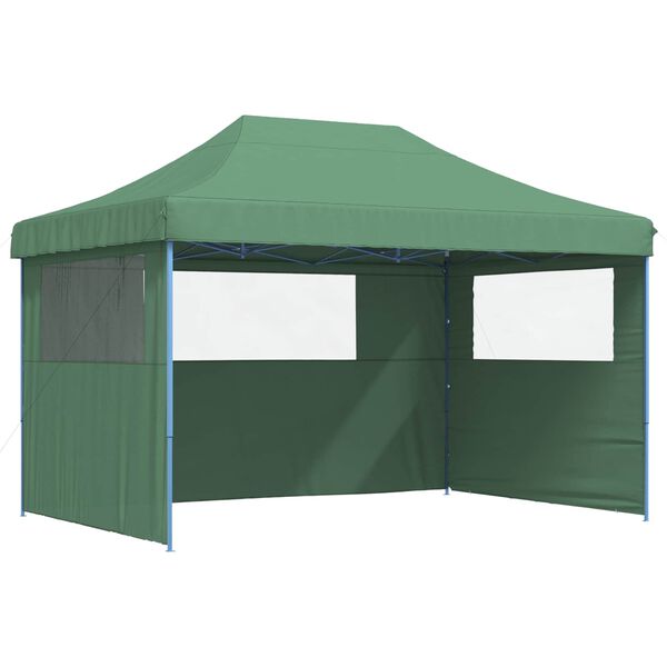 vidaXL Party Tent Folding Green 279 x 410 x 315 cm Oxford Fabric